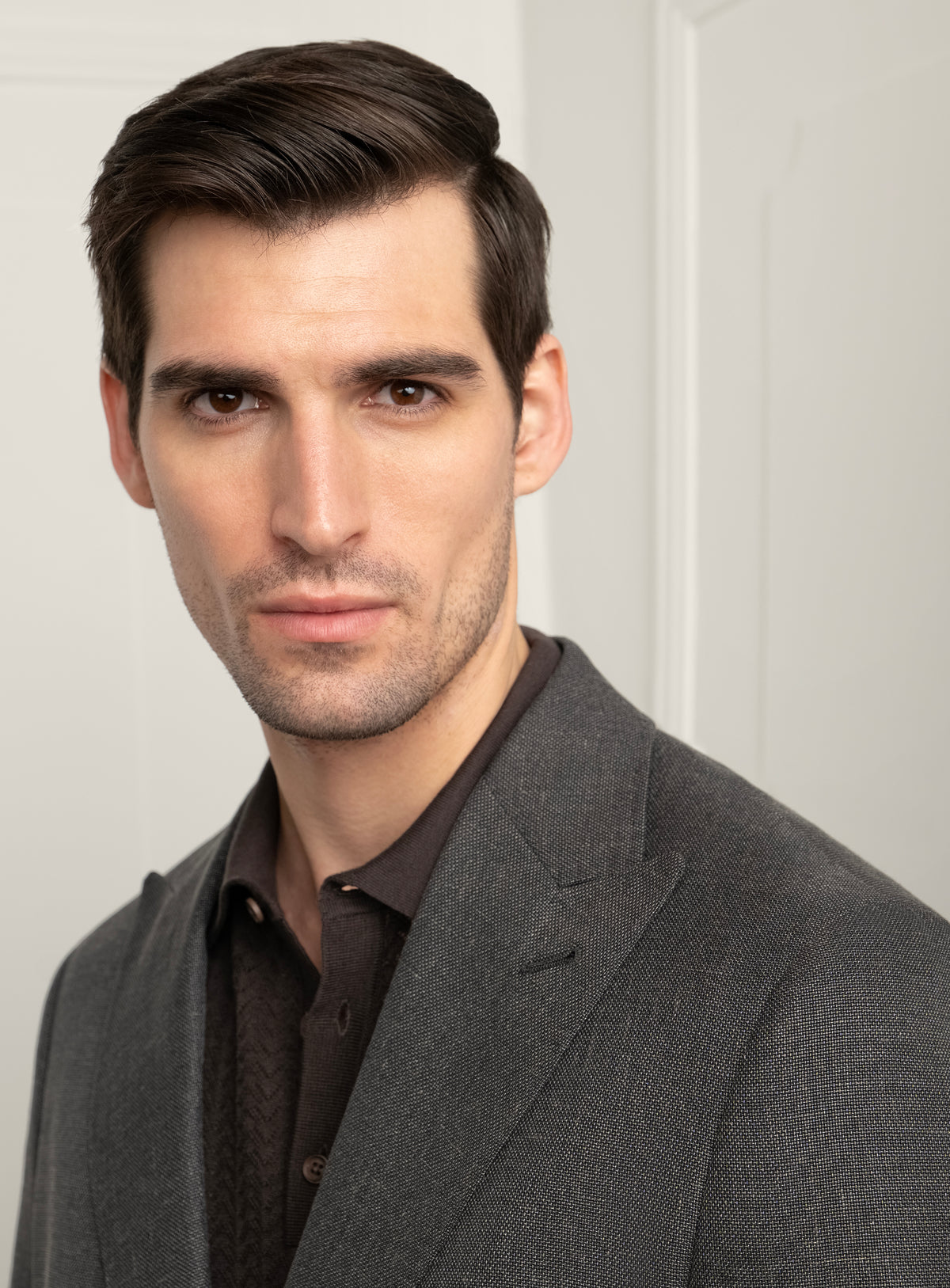 Padua Grey Basketweave Sport Jacket