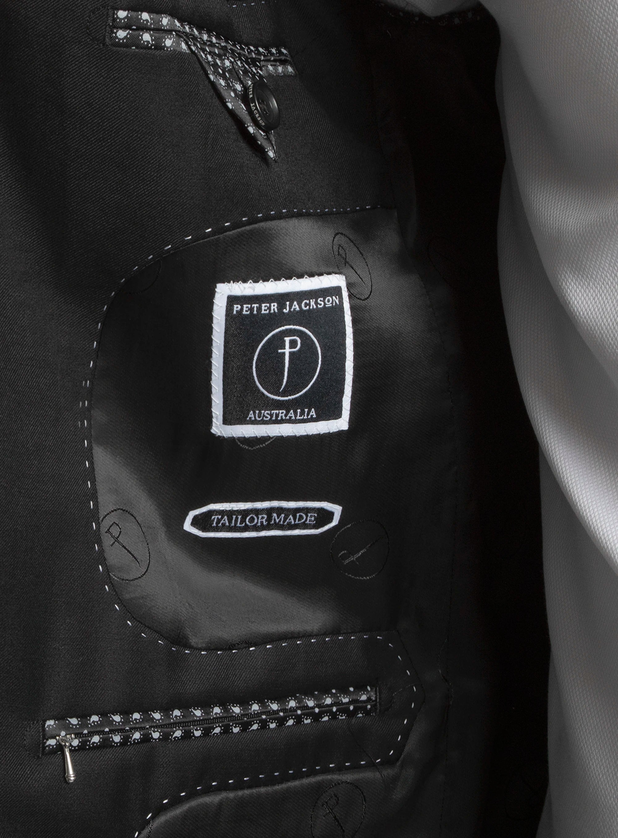 Milan Black Twill Jacket