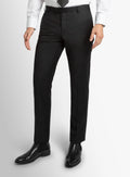 Dexter Twill Black Suit Trousers