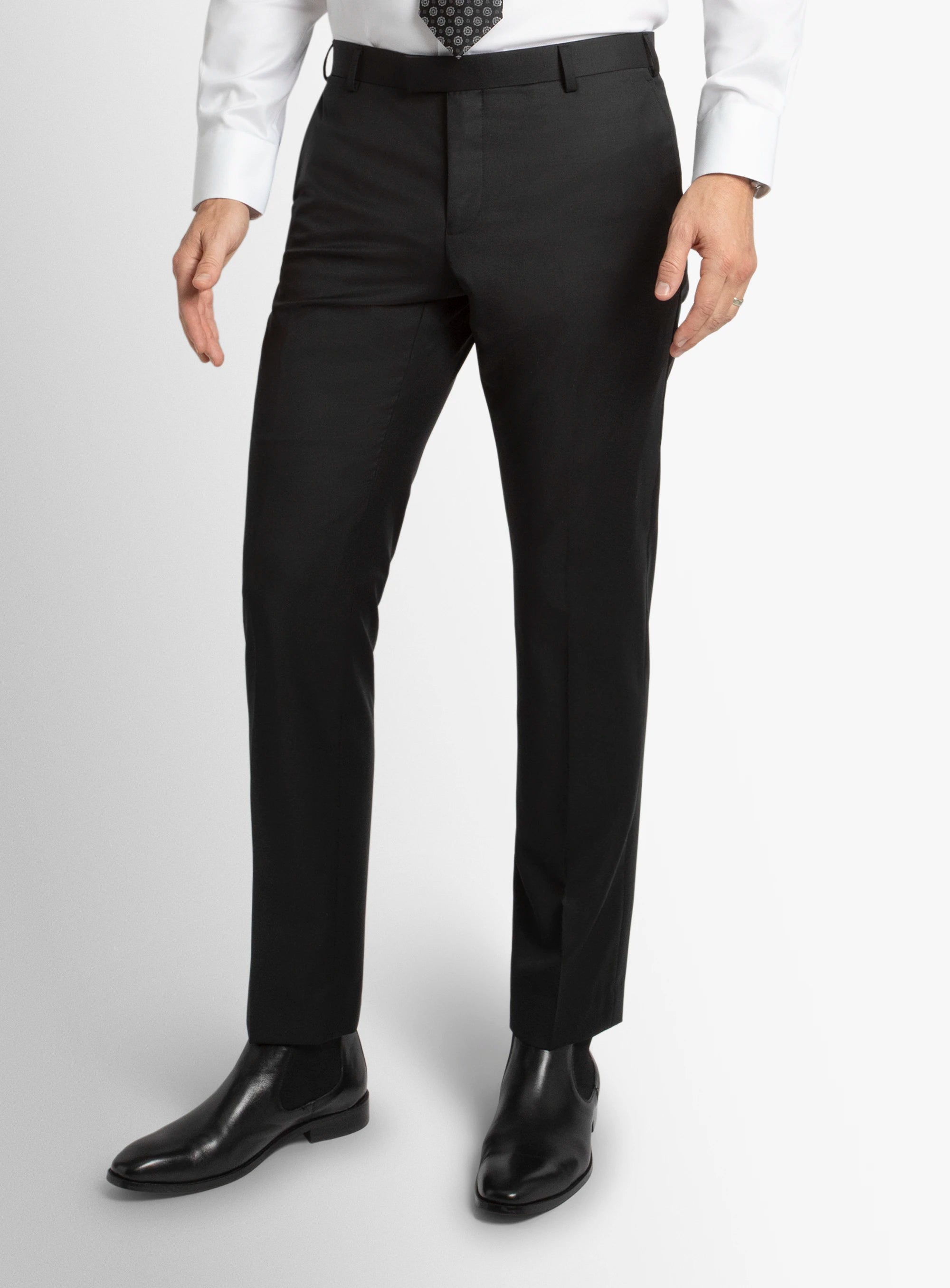 Dexter Black Twill Trouser