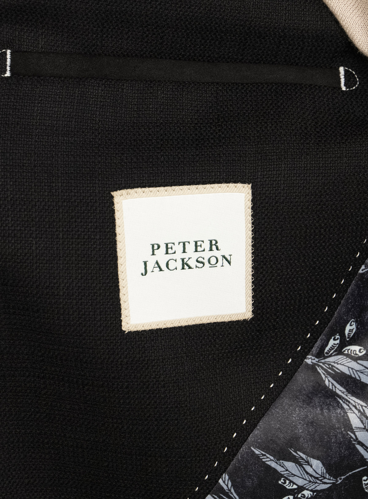Vitale Textured Black Sport Jacket