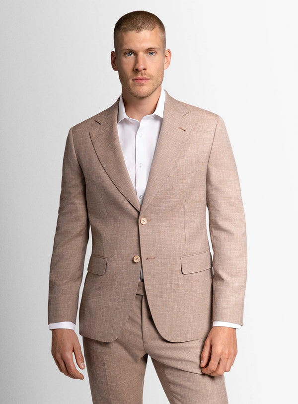 Vito Apricot Basketweave Jacket