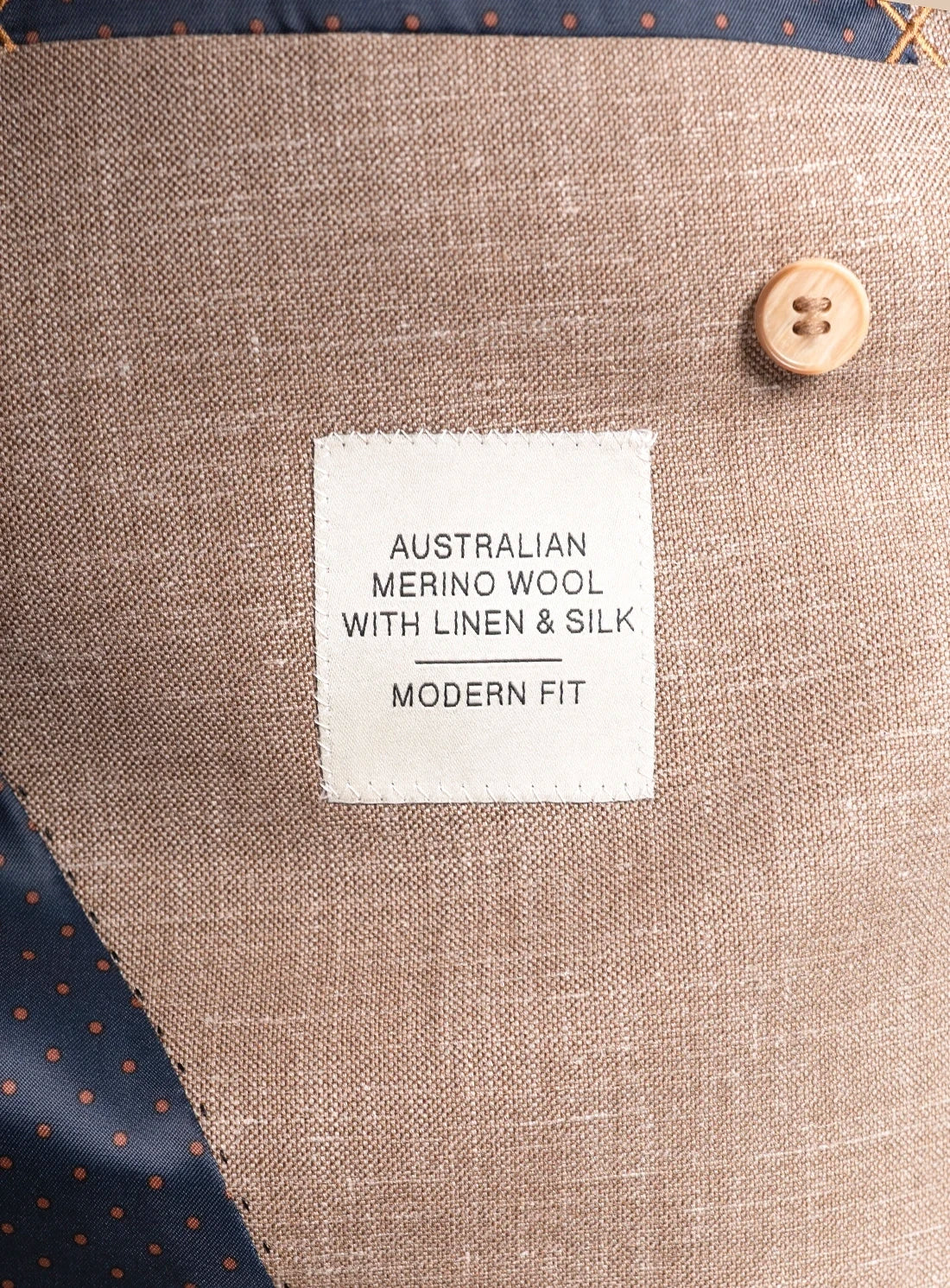 Vito Apricot Basketweave Jacket