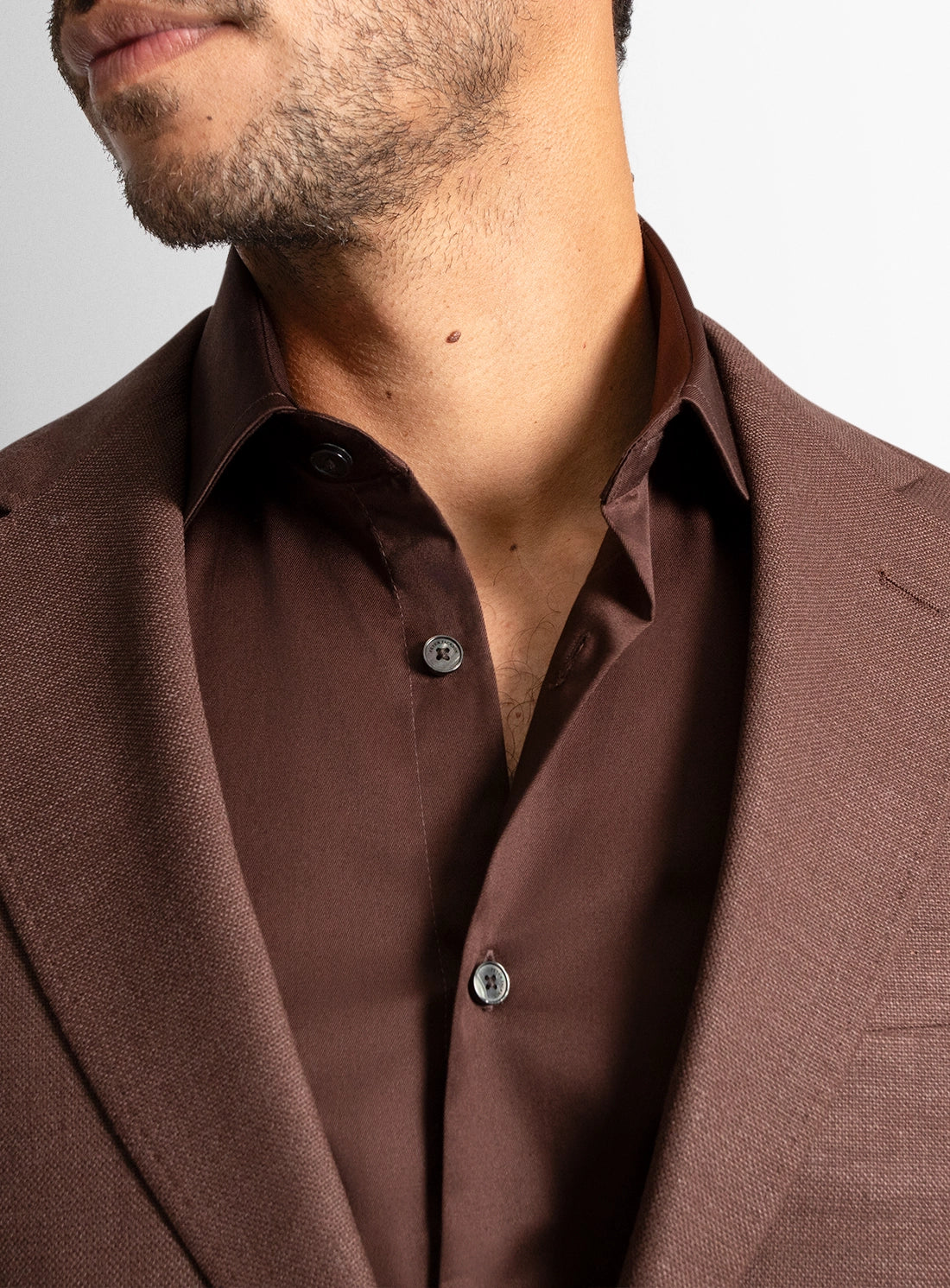 Vitale Basketweave Copper Brown Jacket