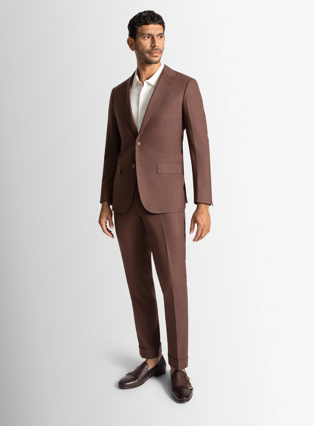 Vitale Basketweave Copper Brown Jacket