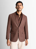 Vitale Basketweave Copper Brown Jacket