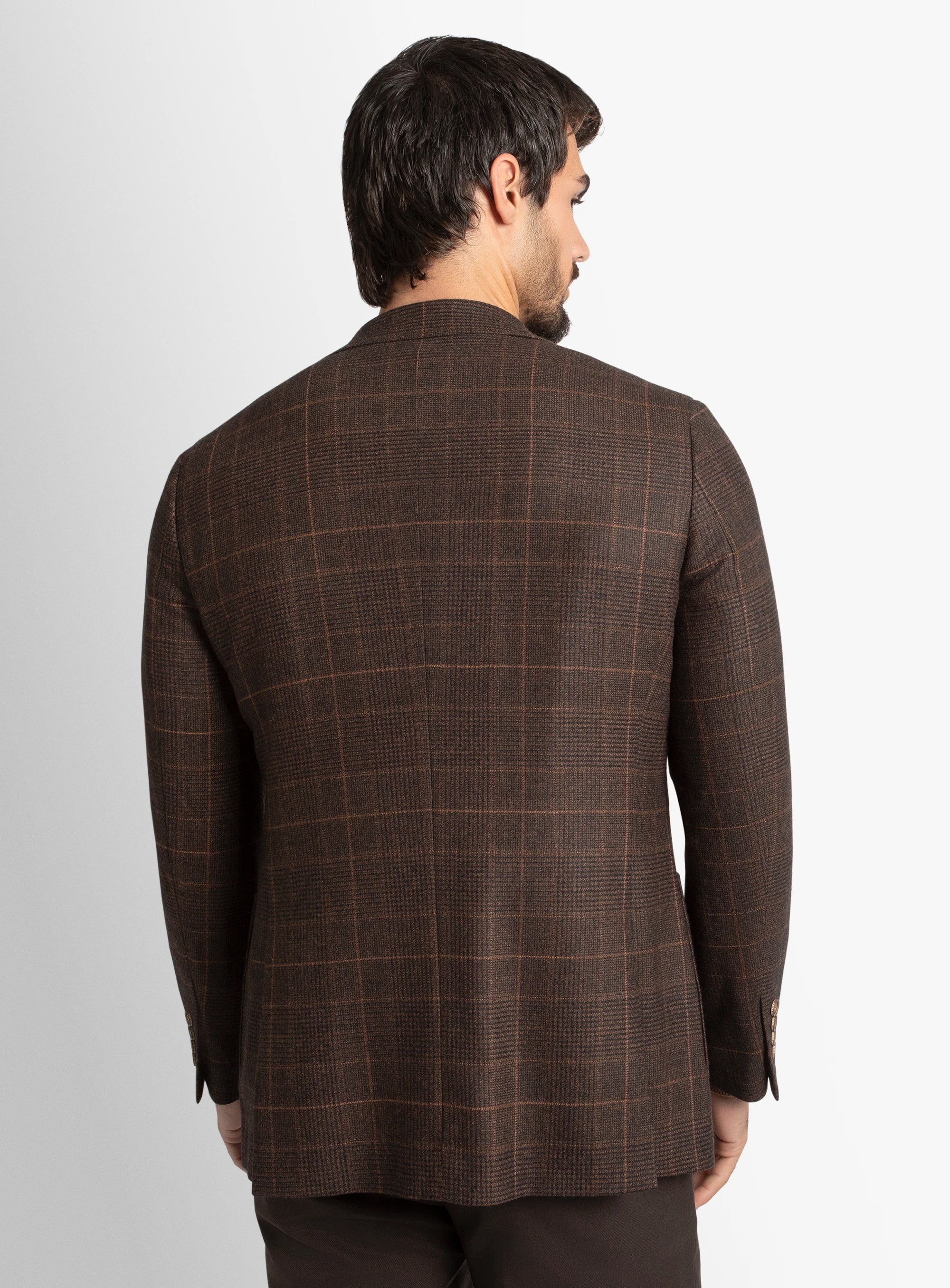 Luzio Plaid Chocolate Jacket