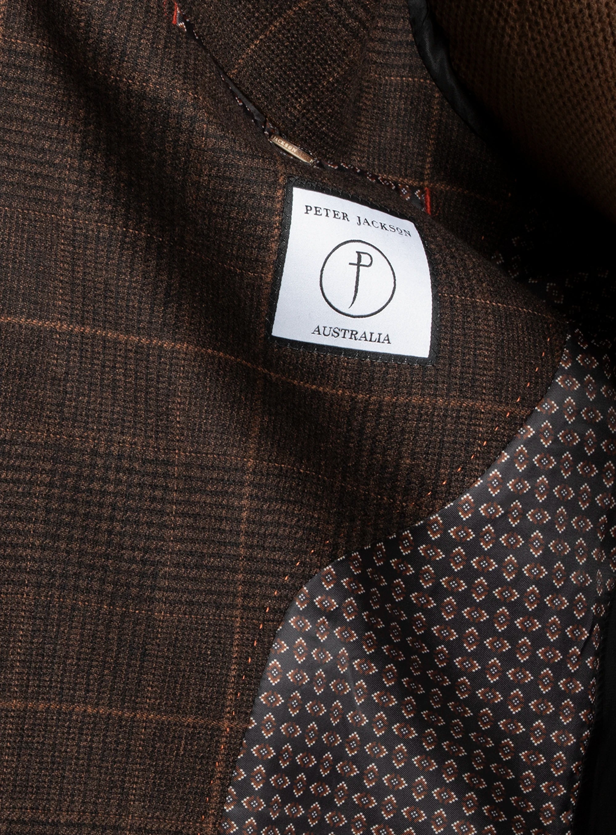 Luzio Plaid Chocolate Jacket