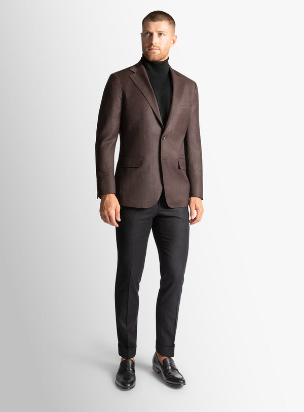 Vitale Puppytooth Chocolate Black Jacket