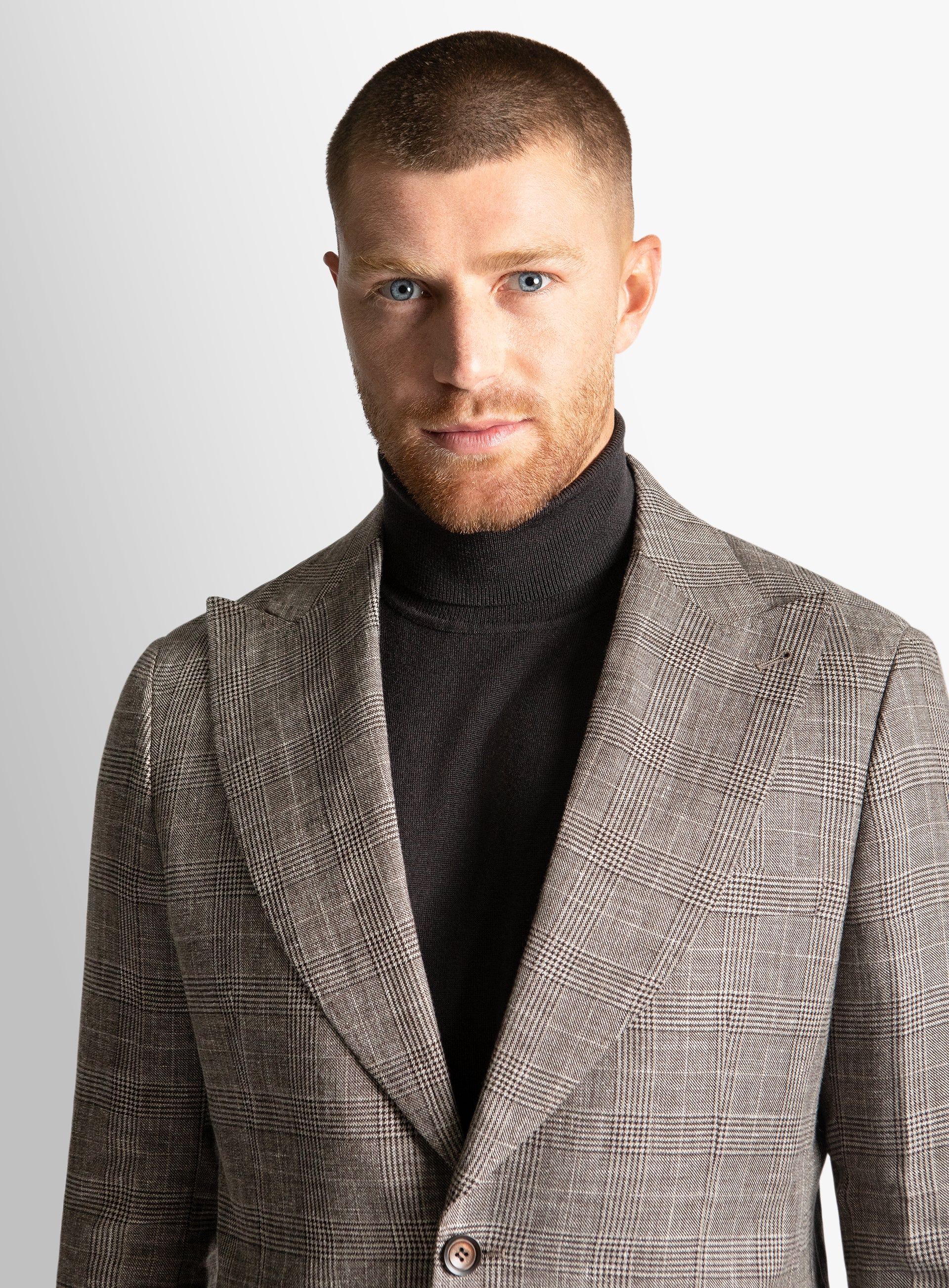 Portici Plaid Chocolate Jacket