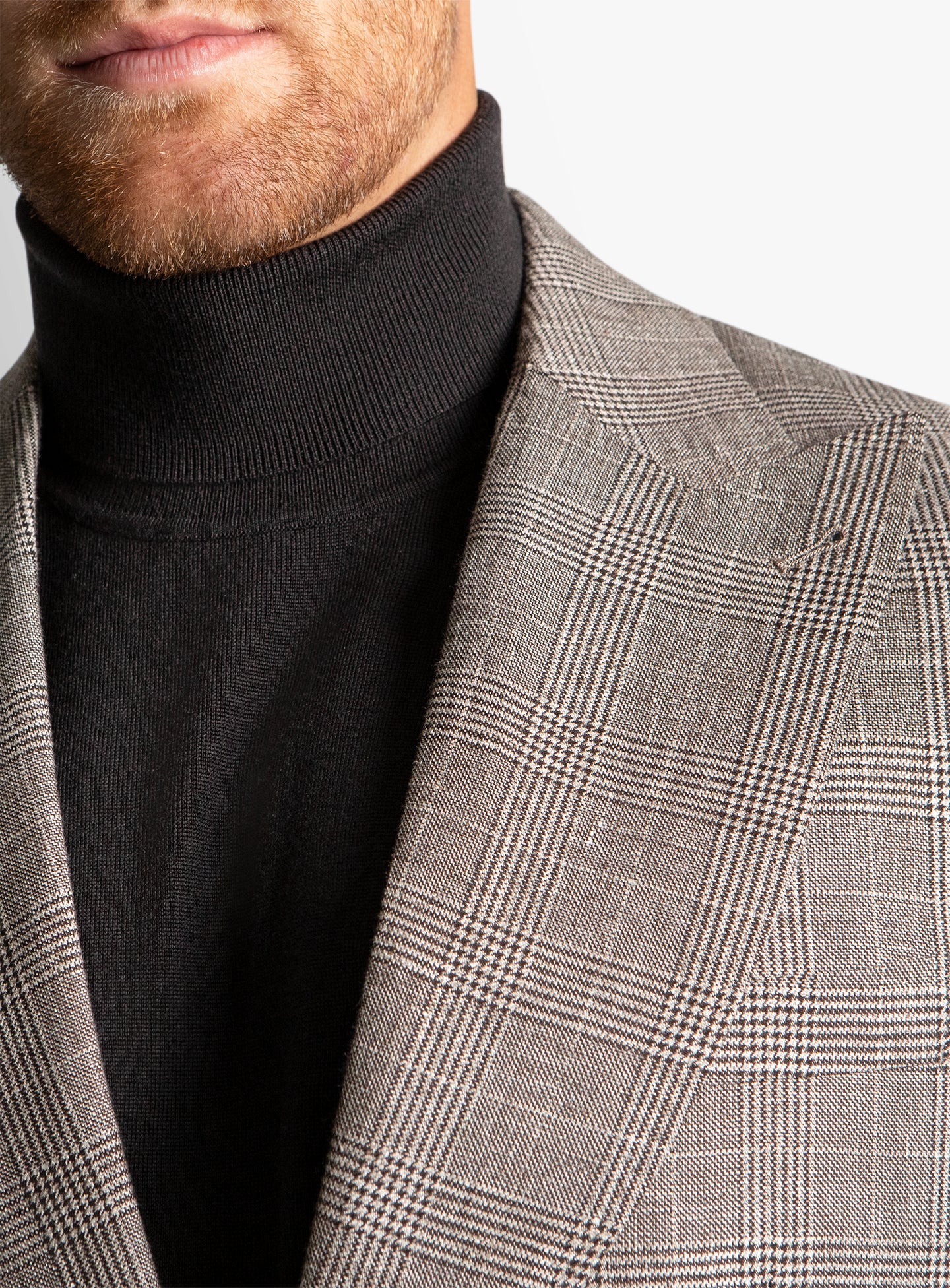 Portici Plaid Chocolate Jacket