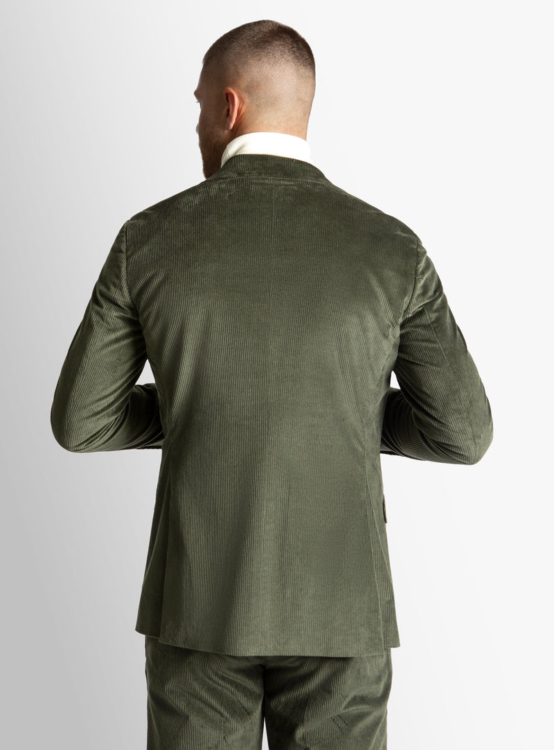 Portici Corduroy Green Jacket