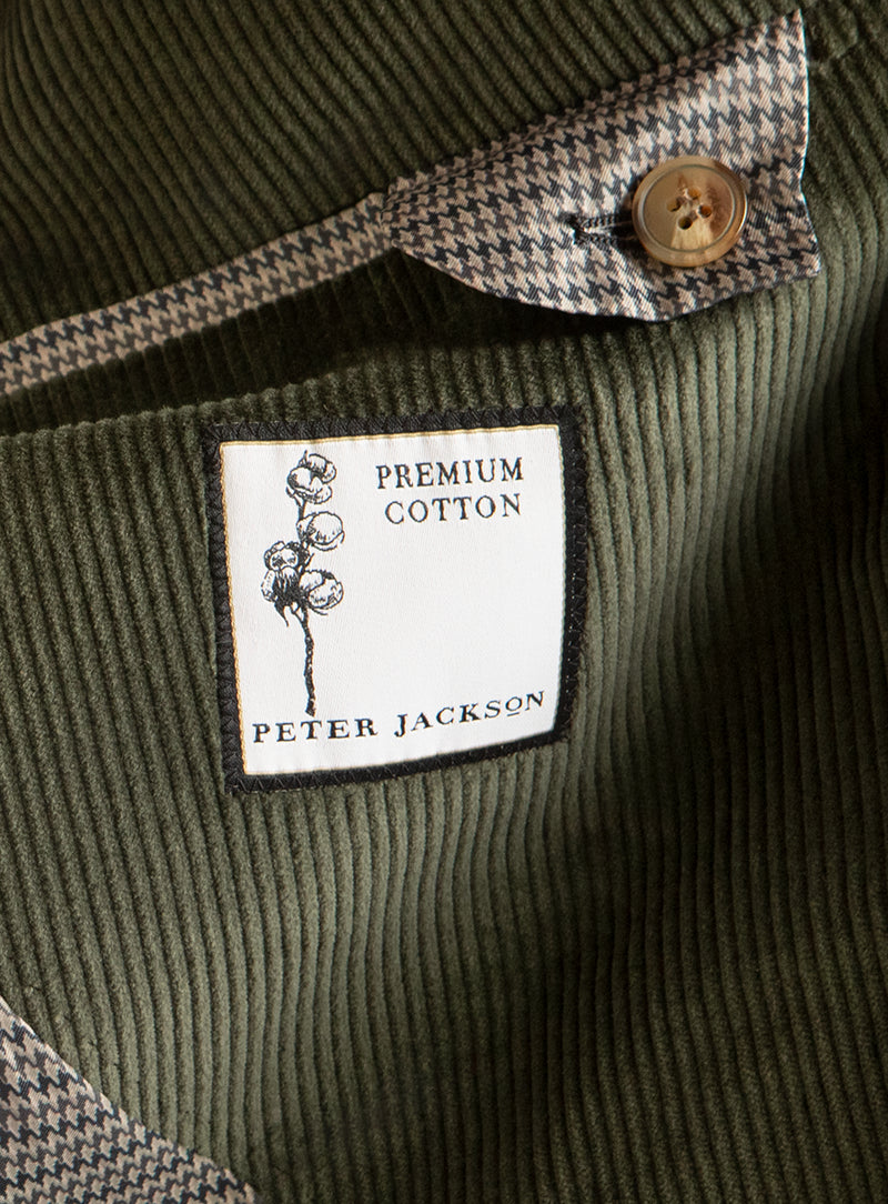 Portici Corduroy Green Jacket