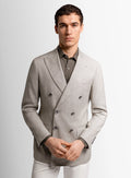Tommaso Double Breasted Olive Jacket