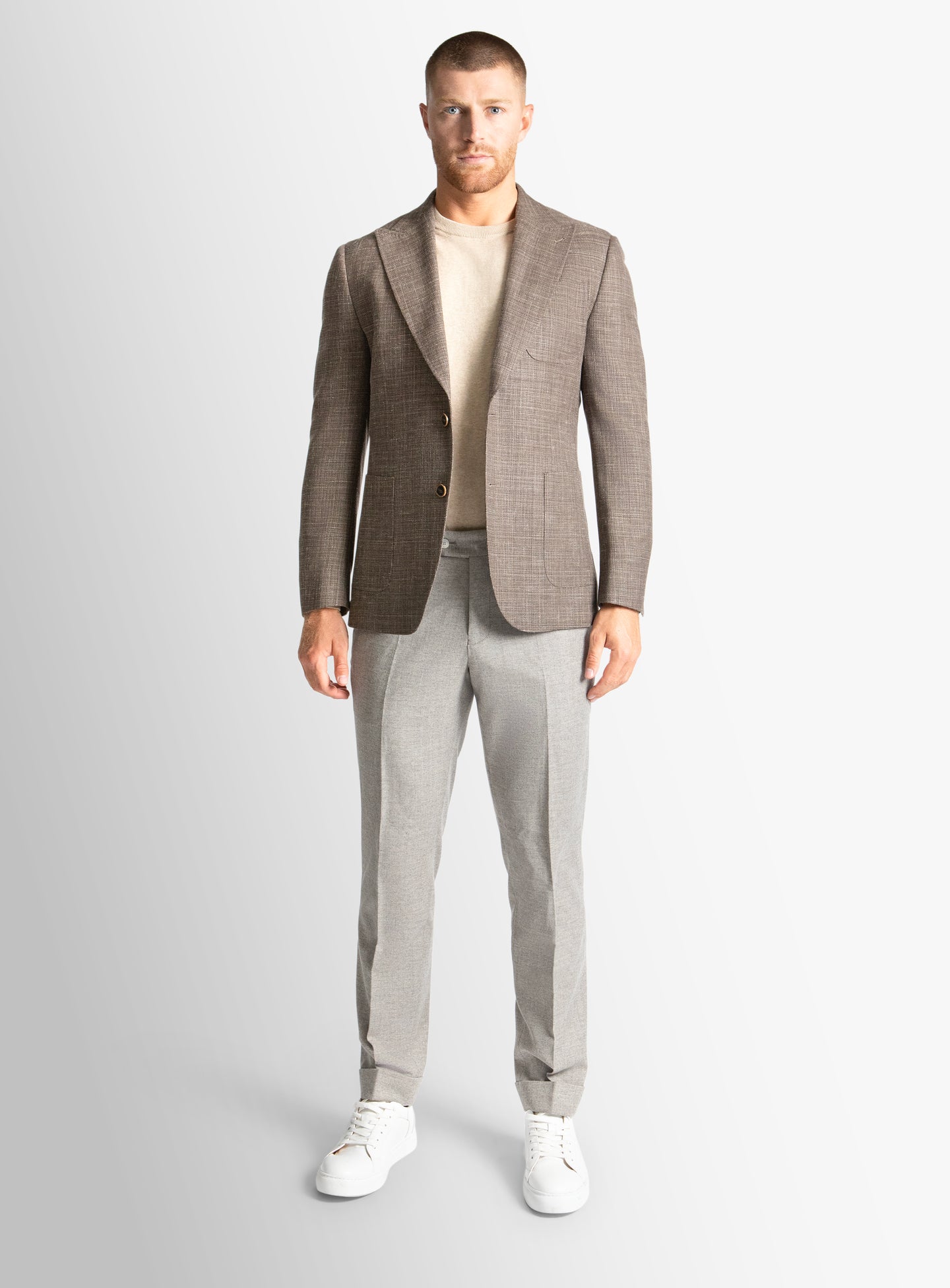Picciano Basketweave Taupe Jacket