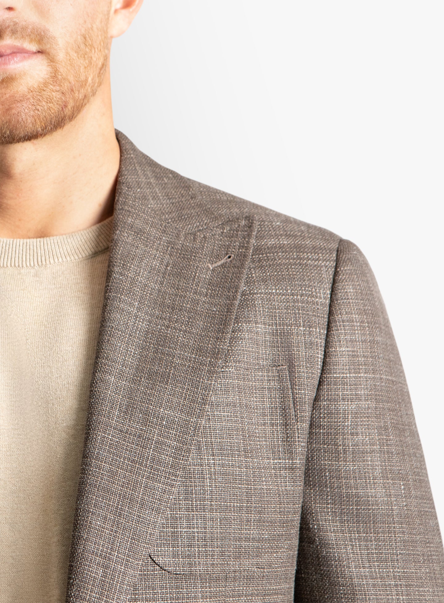Picciano Basketweave Taupe Jacket