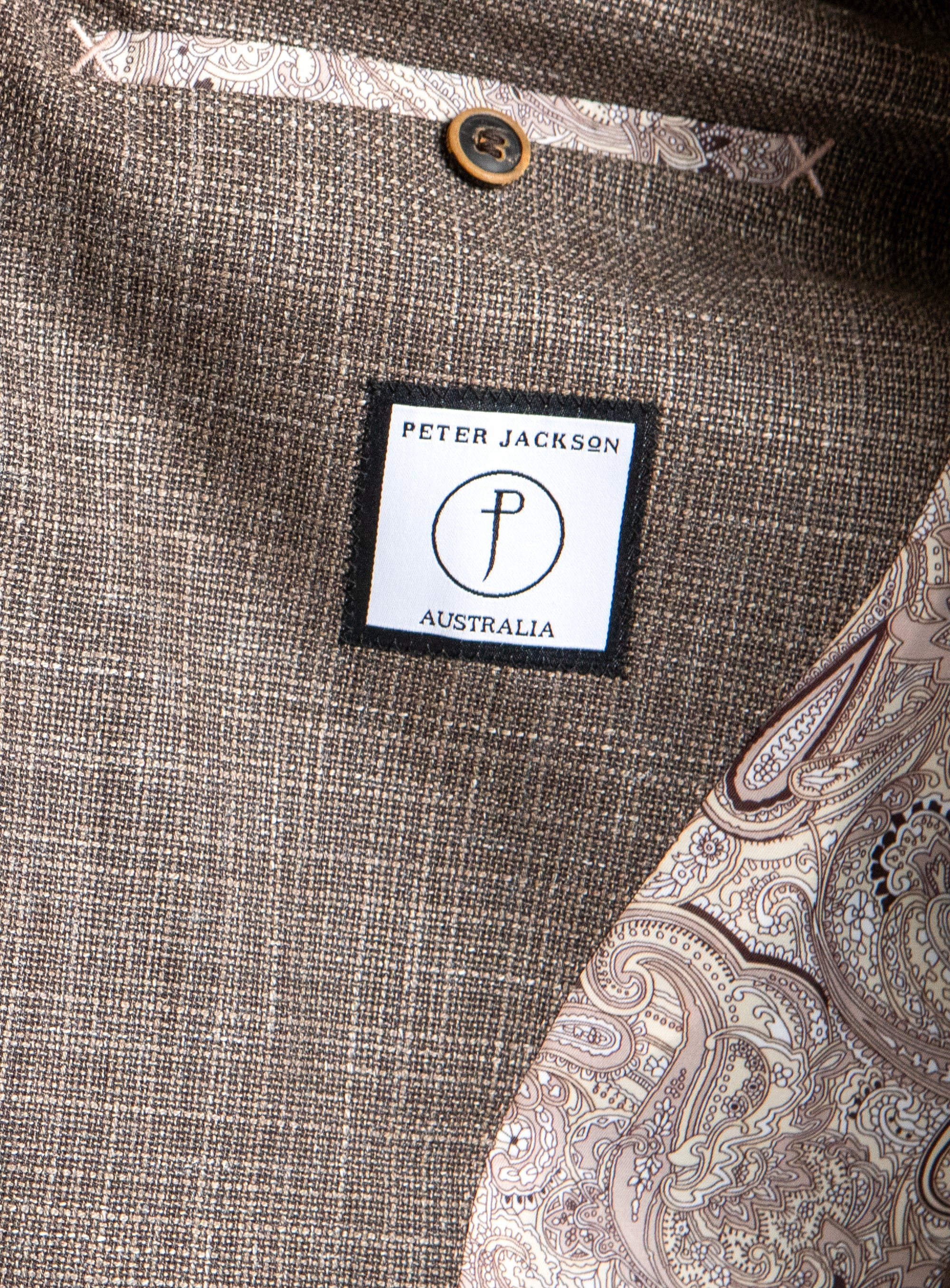 Picciano Basketweave Taupe Jacket