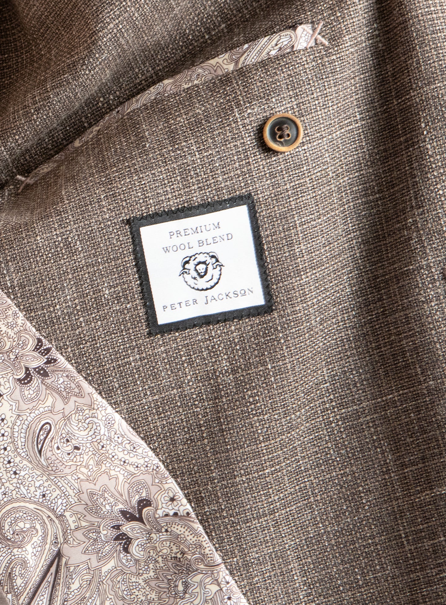 Picciano Basketweave Taupe Jacket