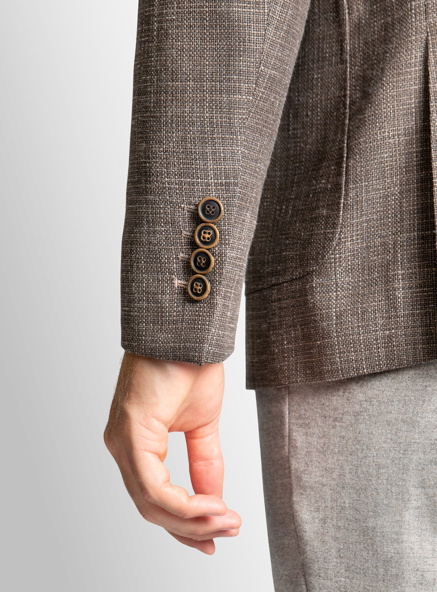 Picciano Basketweave Taupe Jacket