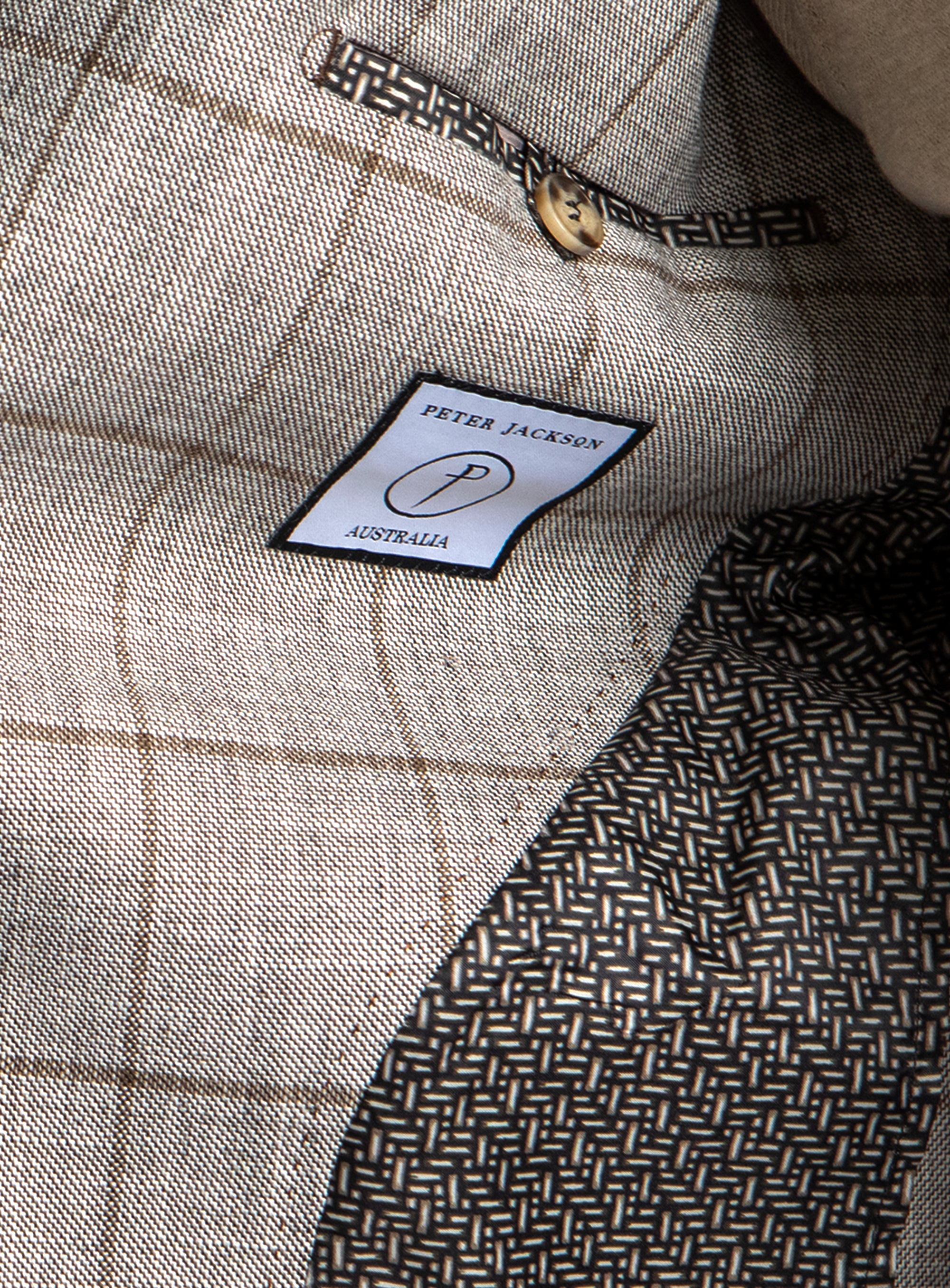 Luzio Overcheck Taupe Jacket