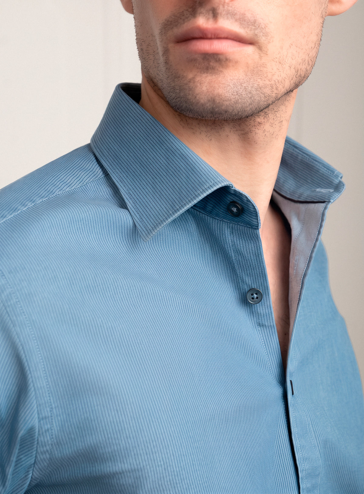 Bolzano Stripe Denim Shirt