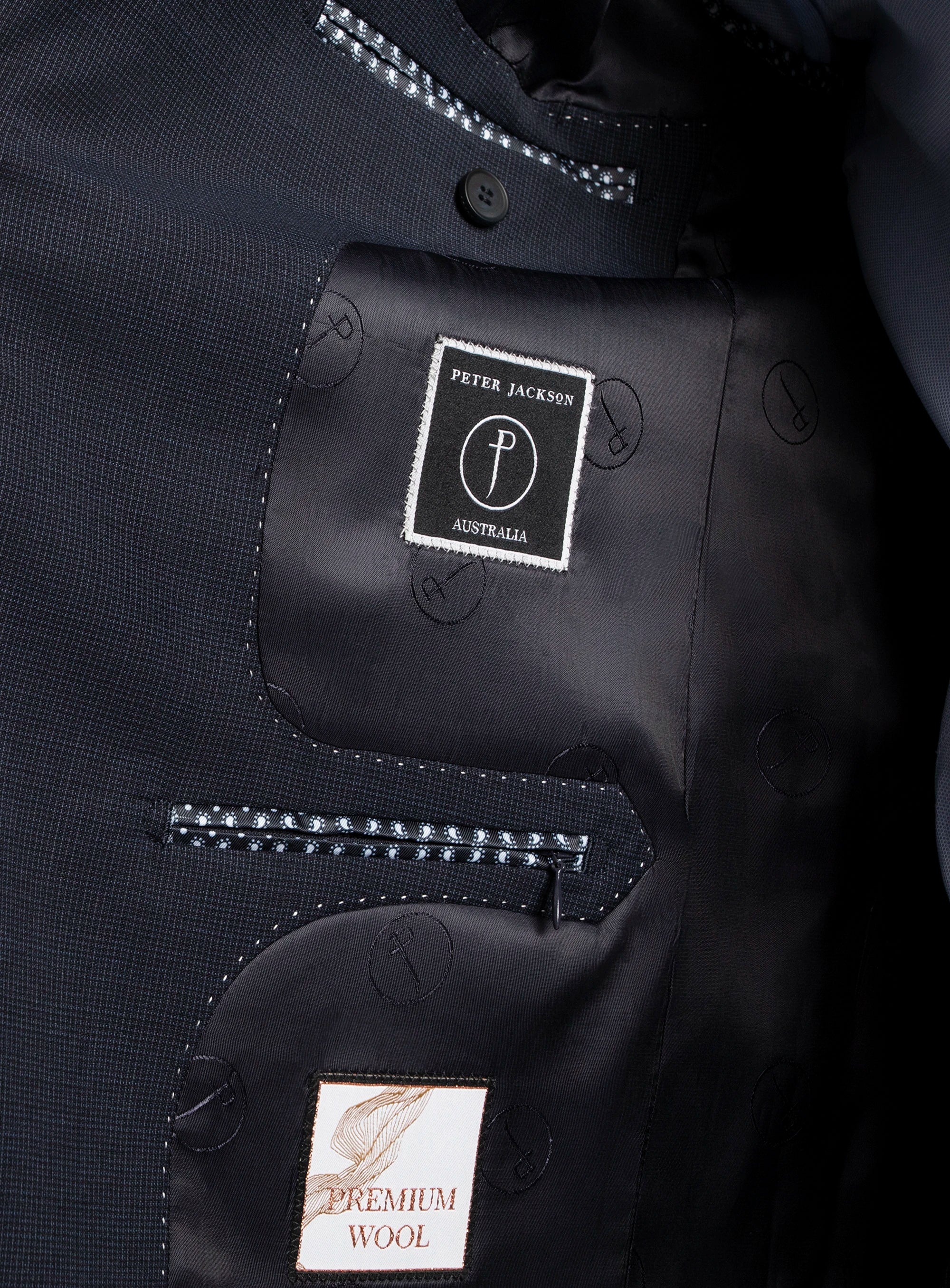 Mens blue suit jacket