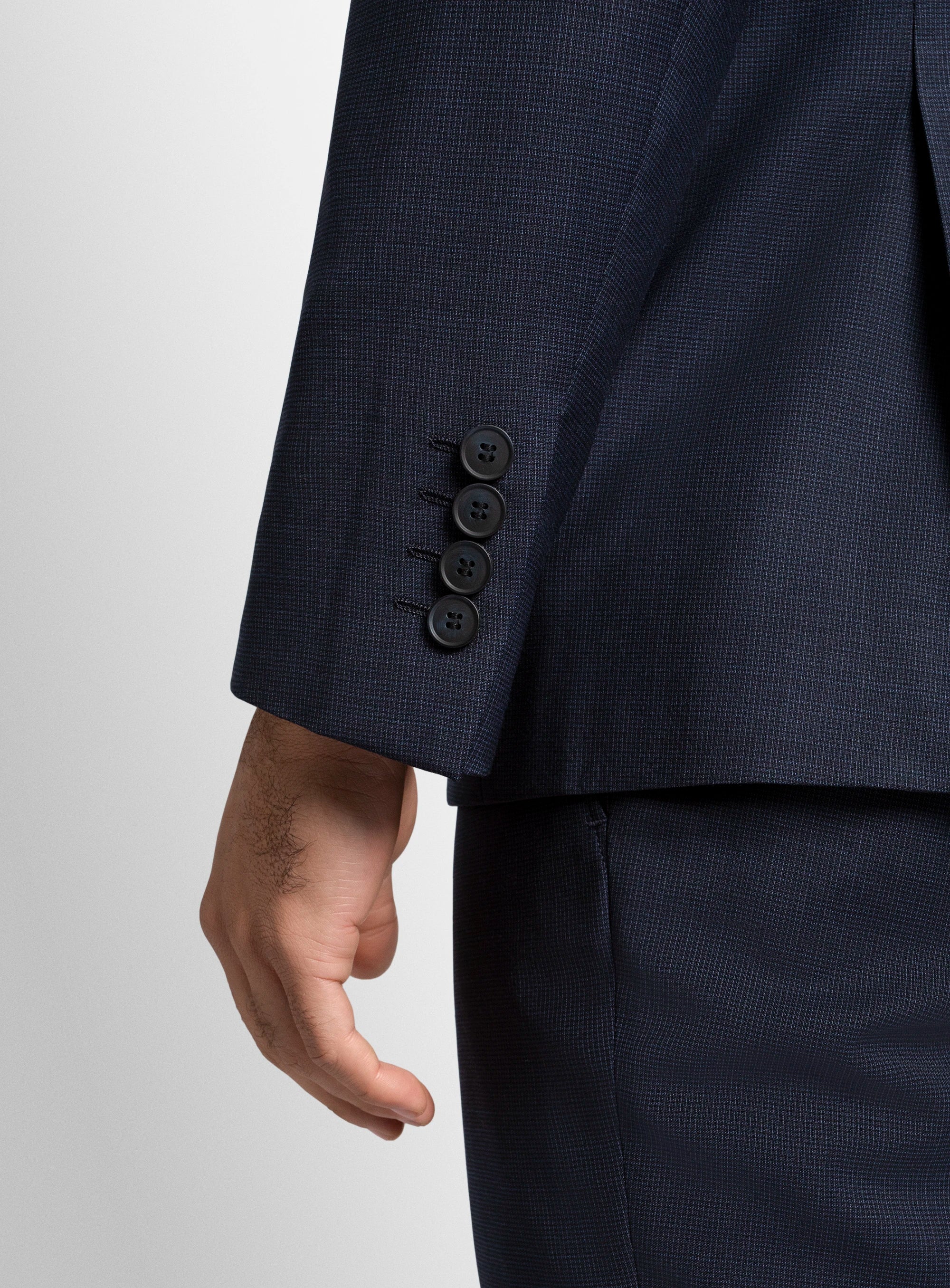 Mens blue suit jacket