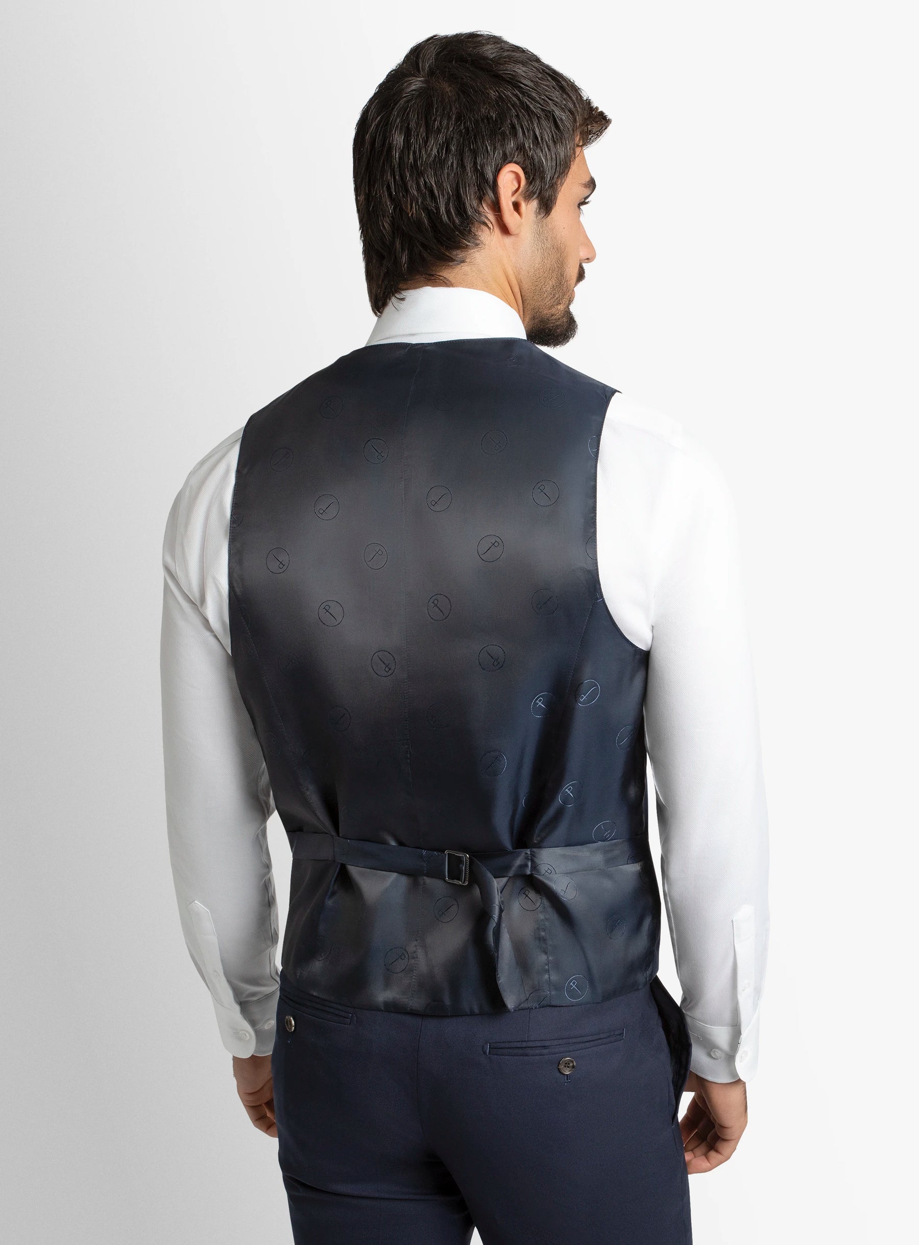 Cayman Navy Twill Vest