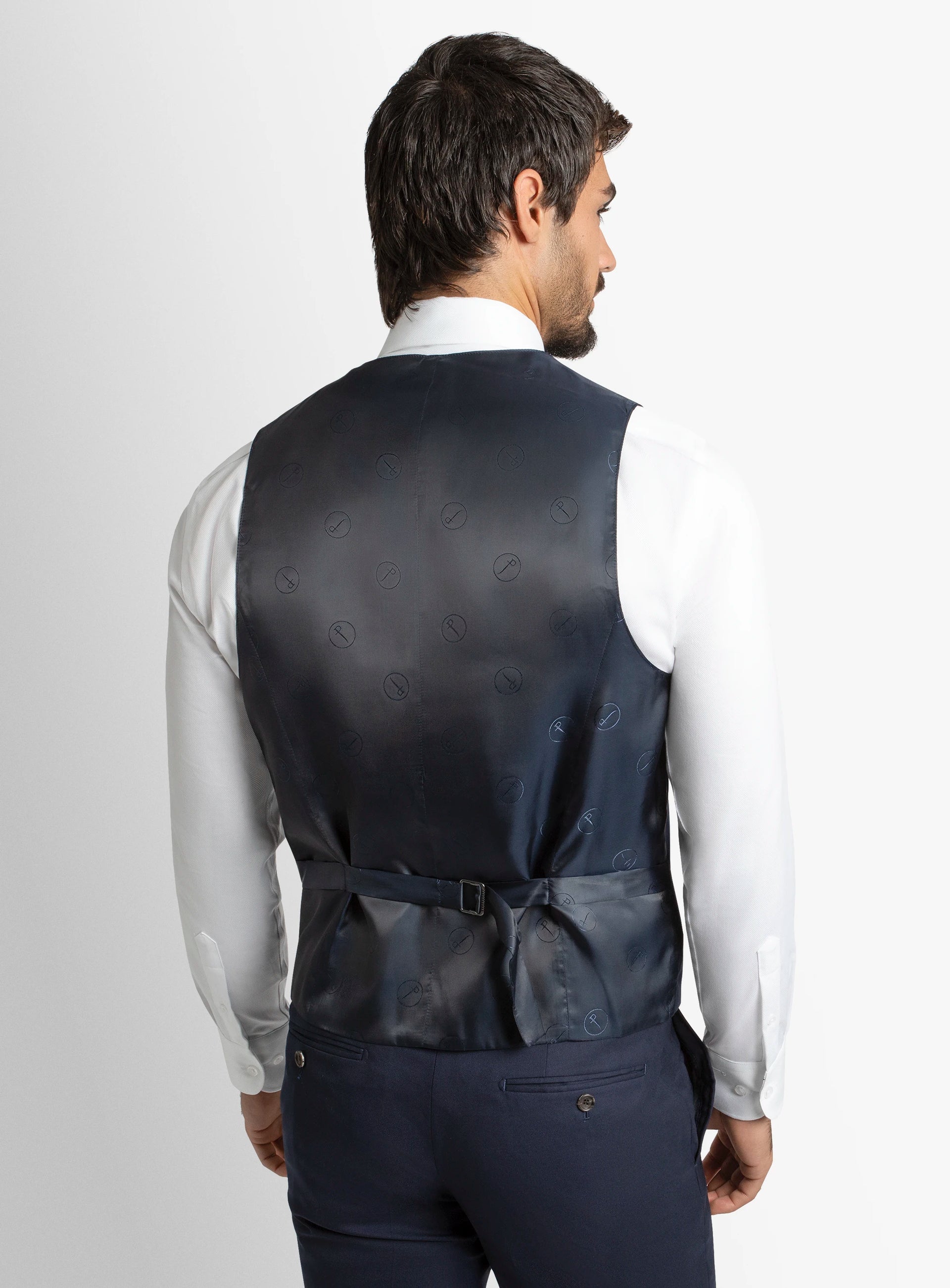 Cayman Navy Twill Vest