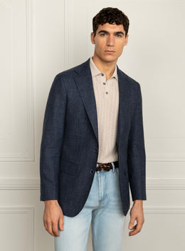 Vitale Birdseye Blue Sport Jacket