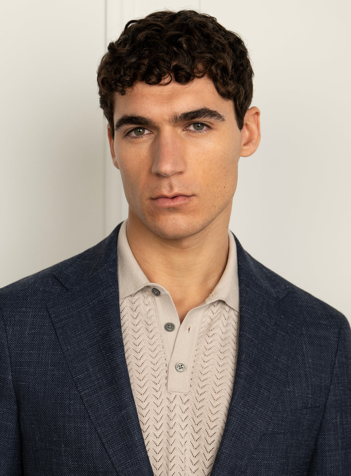 Vitale Birdseye Blue Sport Jacket