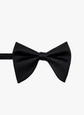Signature Silk Oversized Black Bow Tie