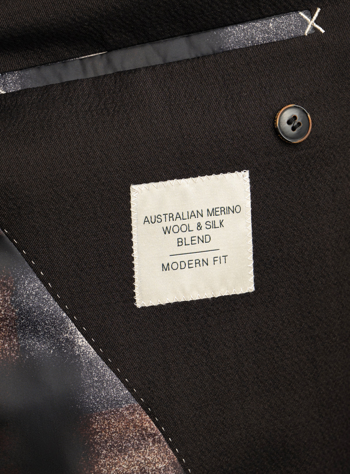 Vito Espresso Brown Seersucker Sport Jacket