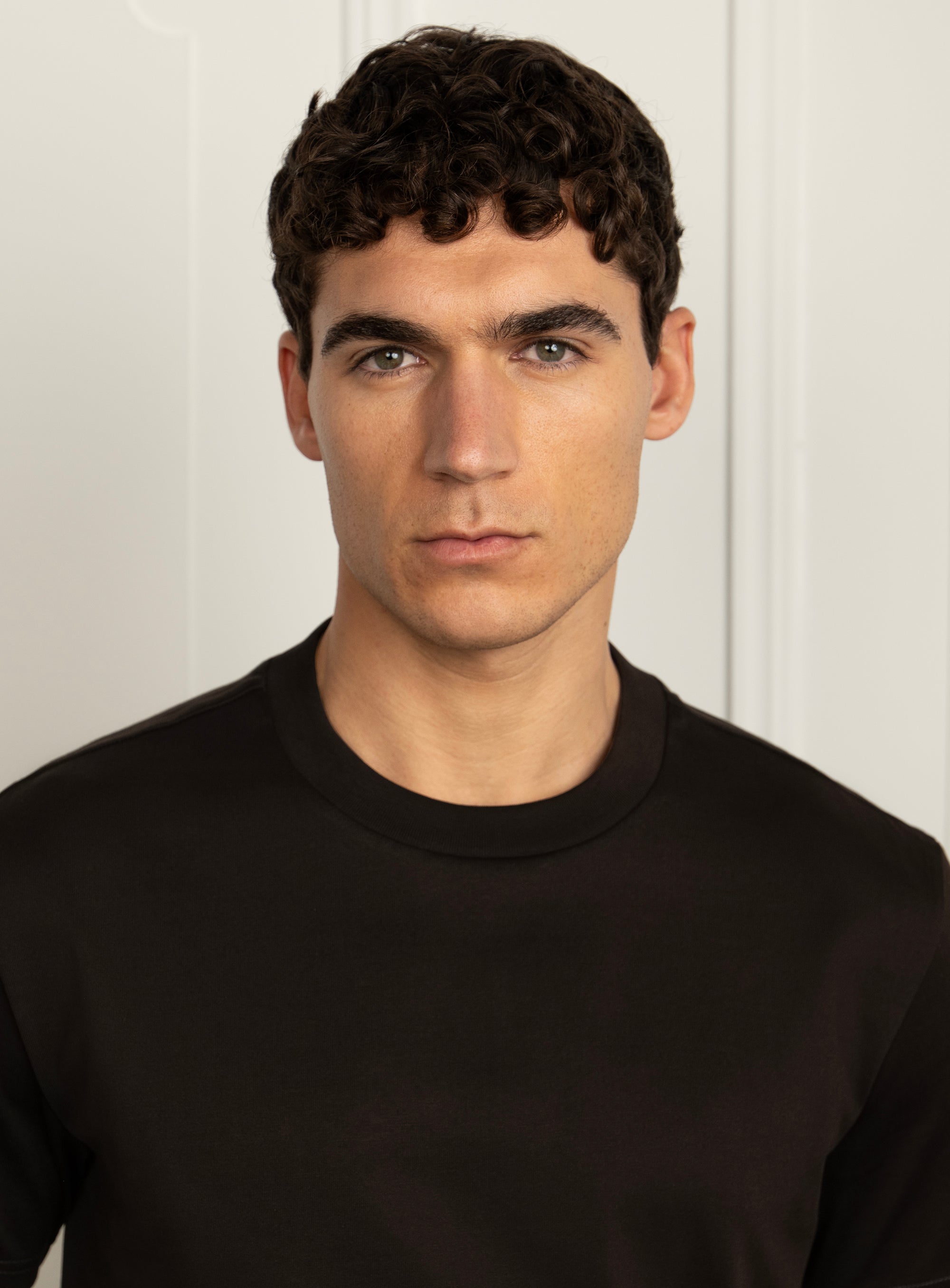 Girolamo Mercerised Cotton Brown T-Shirt