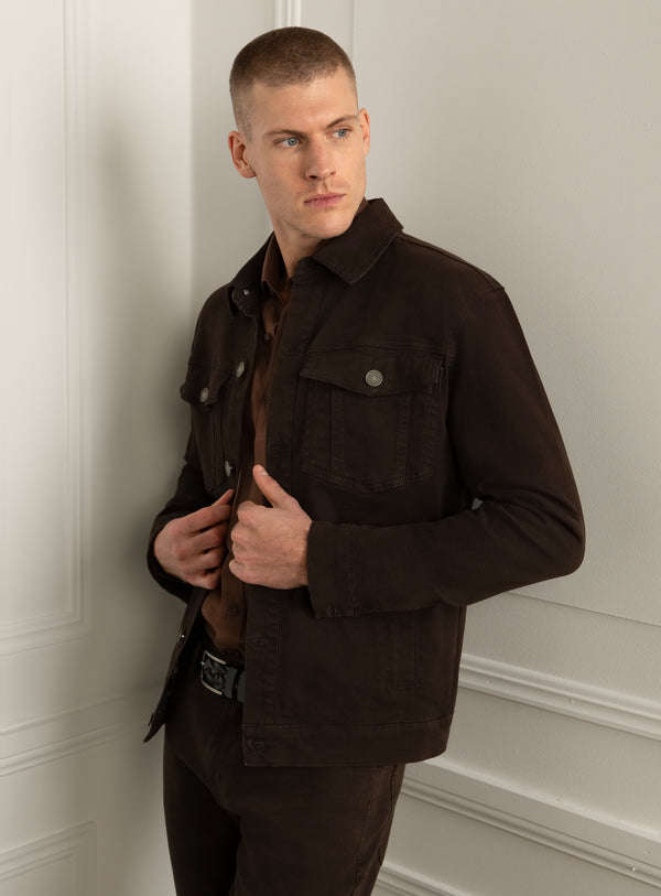 Torella Brown Denim Jacket