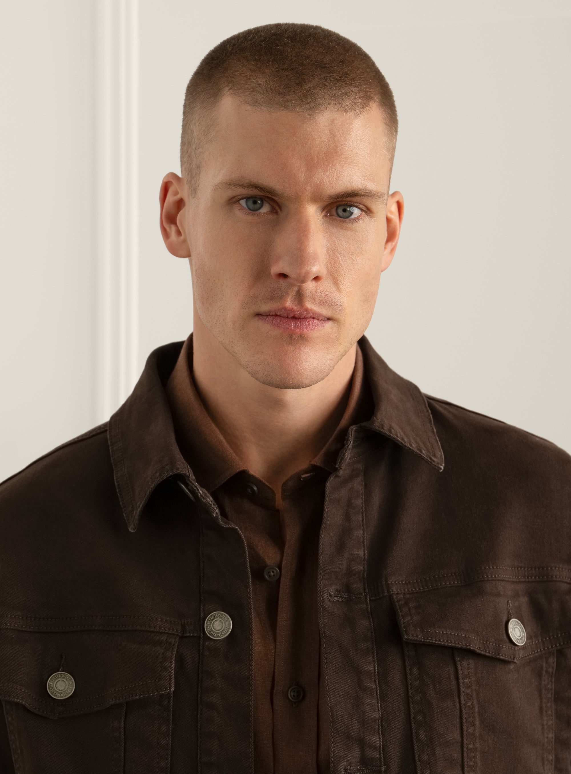 Torella Brown Denim Jacket