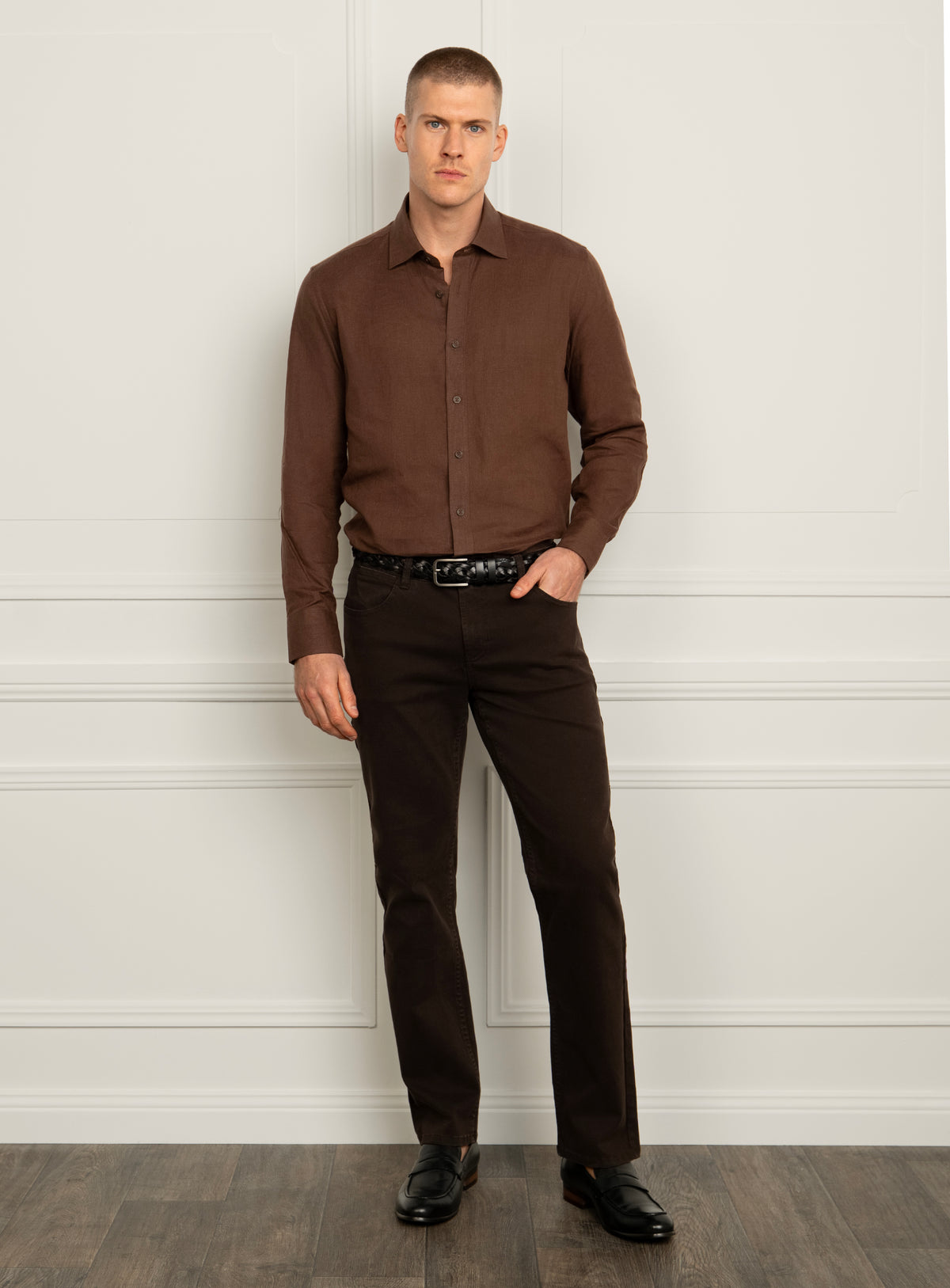 Andali Chocolate Brown Jeans