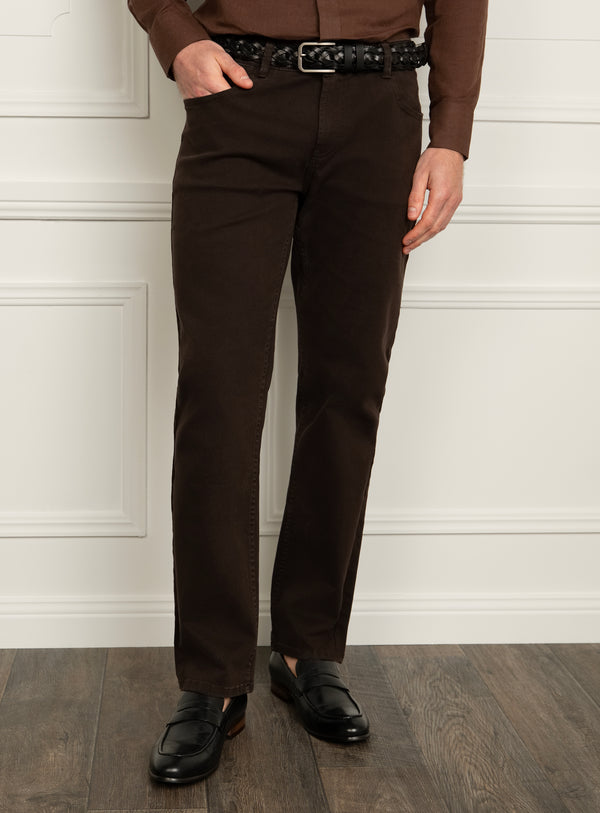 Andali Chocolate Brown Jeans
