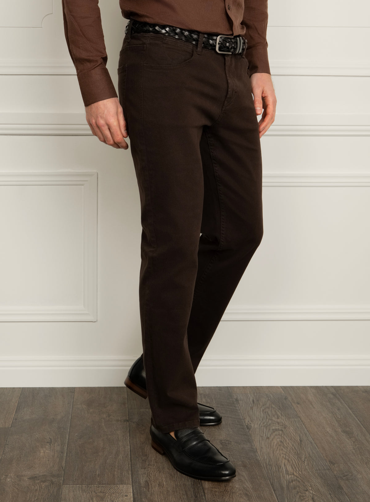 Andali Chocolate Brown Jeans