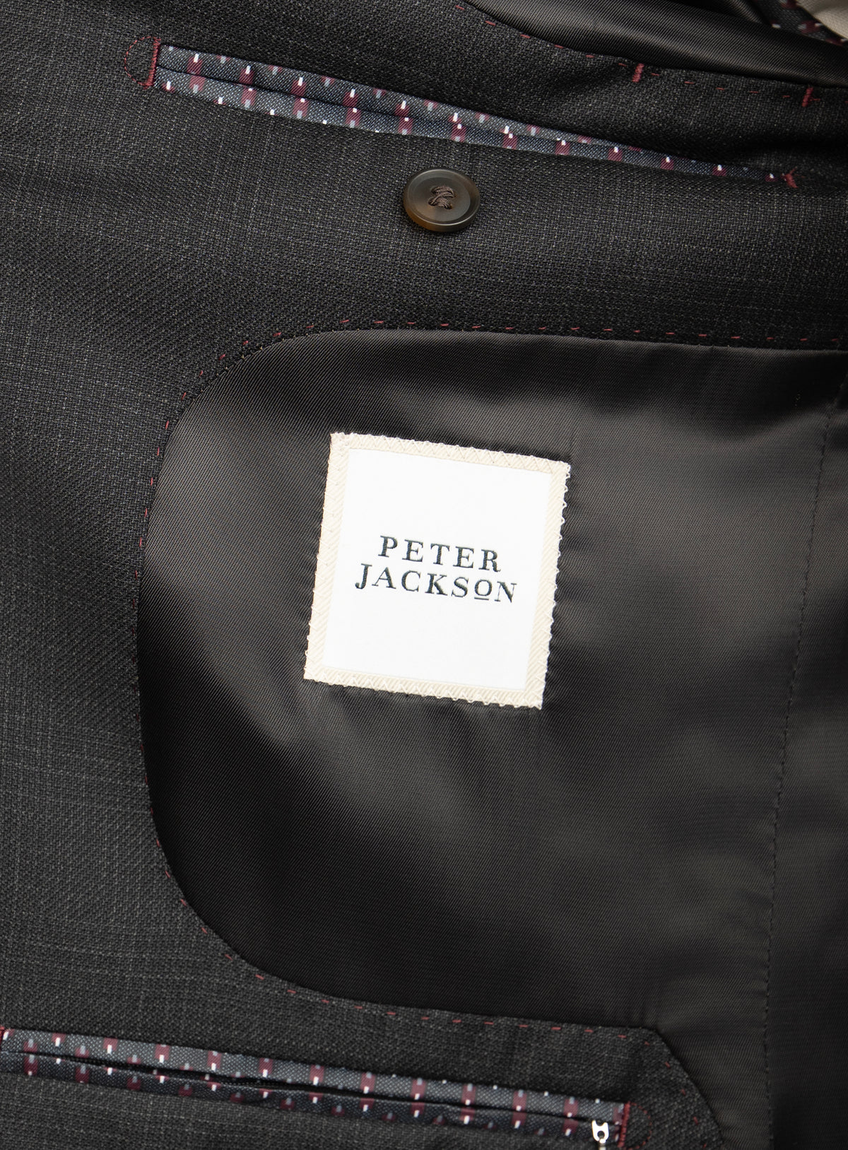 Cesare Charcoal Plaid Suit