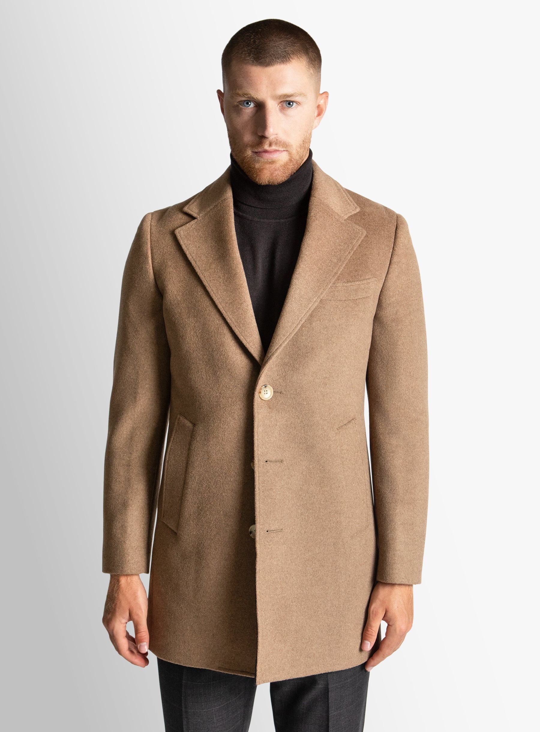 Moritz Camel Pile Overcoat