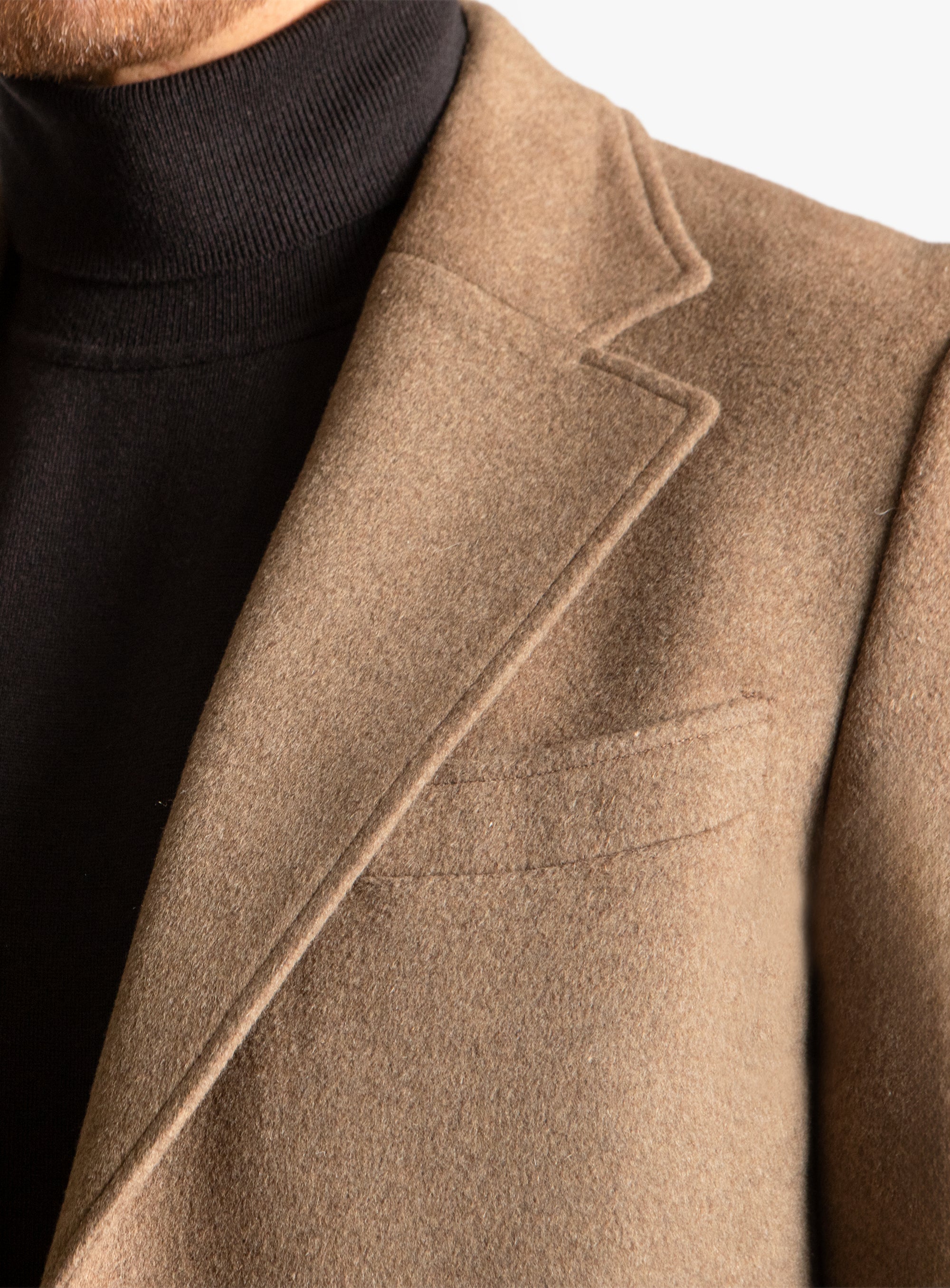 Moritz Camel Pile Overcoat