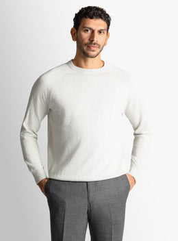 Cotton Casual Ash Crew Neck Knit