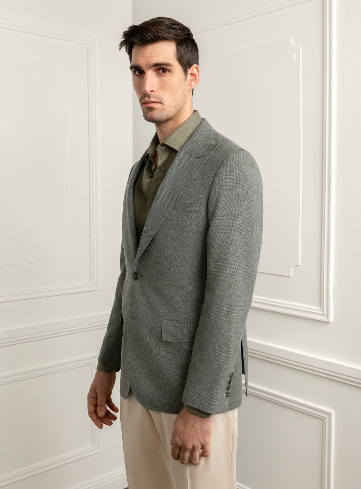 Portici Plaid Green Sport Jacket