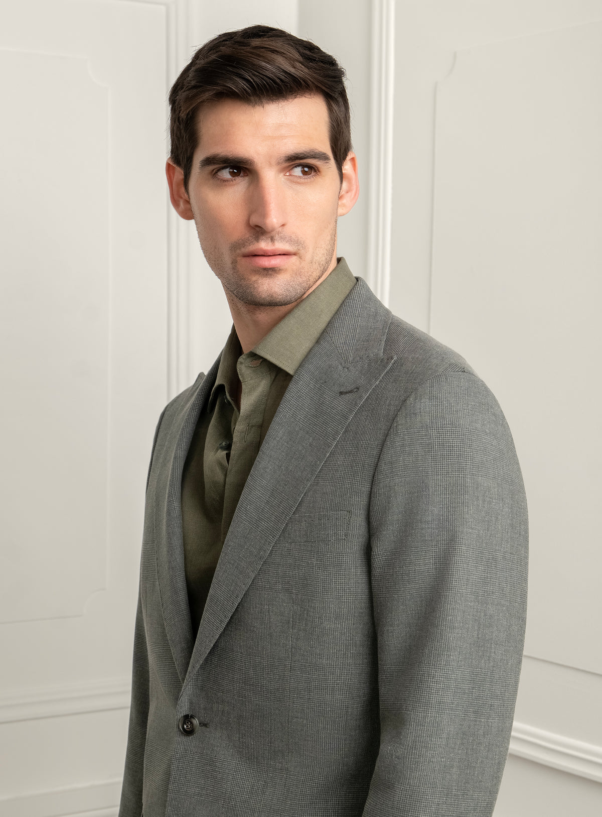 Portici Plaid Green Sport Jacket