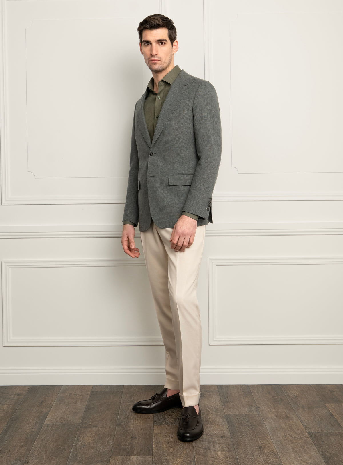 Portici Plaid Green Sport Jacket