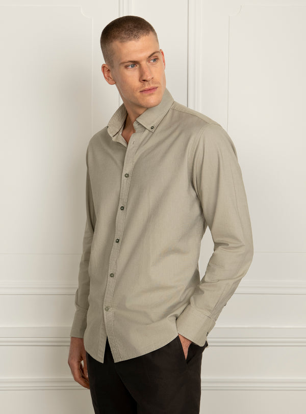 Merano Sage Oxford Shirt