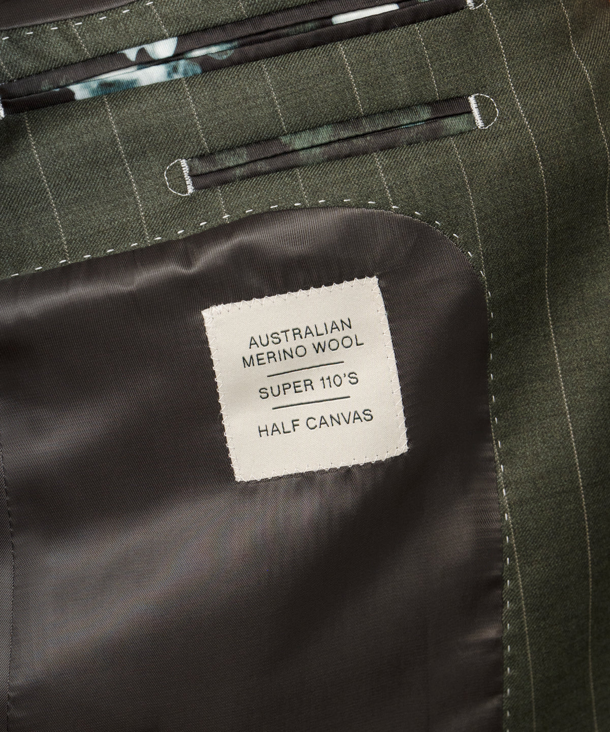 Grimaldi Green Pinstripe Suit