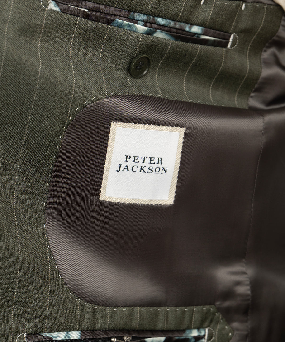 Grimaldi Green Pinstripe Suit