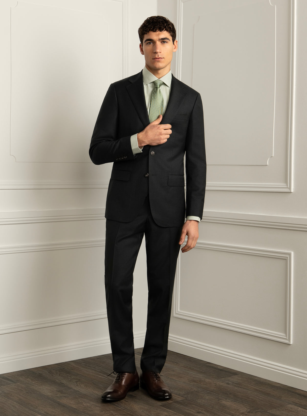 Garofoli Green Twill Suit